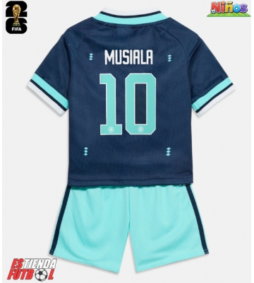 Alemania Jamal Musiala #10 Segunda Equipación Niños Mundial 2026 Manga Corta (+ Pantalones cortos)